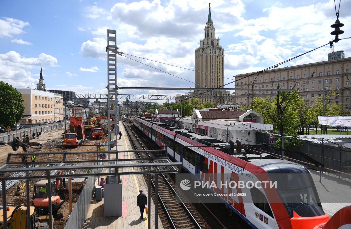 Реконструкция участка МЦД-2 от ст. Каланчевская до Курского вокзала