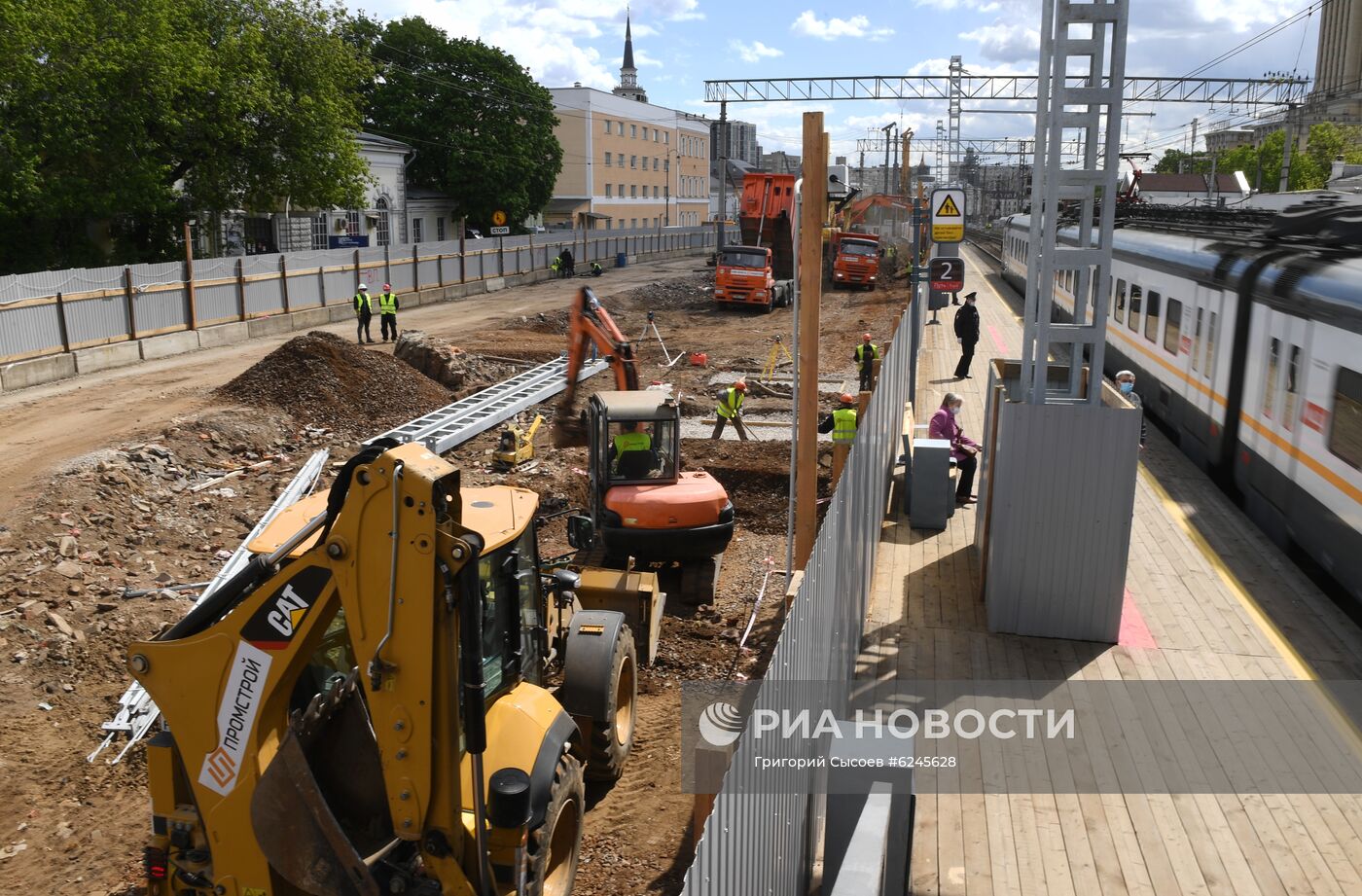 Реконструкция участка МЦД-2 от ст. Каланчевская до Курского вокзала