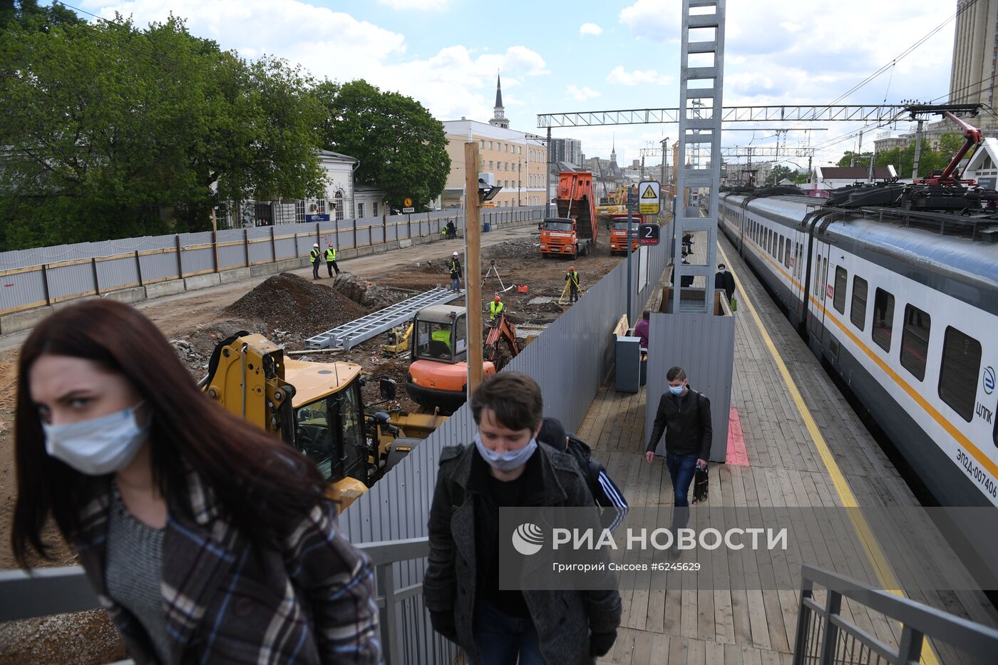 Реконструкция участка МЦД-2 от ст. Каланчевская до Курского вокзала