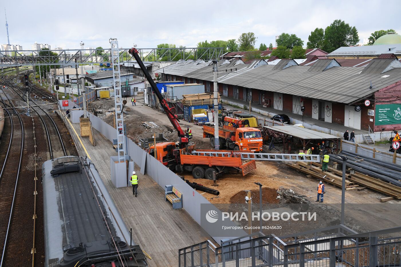 Реконструкция участка МЦД-2 от ст. Каланчевская до Курского вокзала