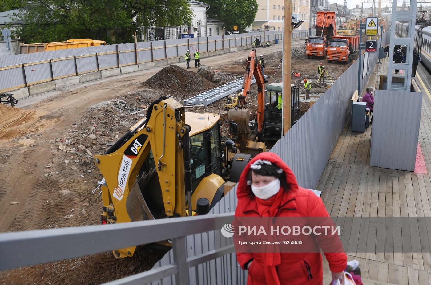 Реконструкция участка МЦД-2 от ст. Каланчевская до Курского вокзала