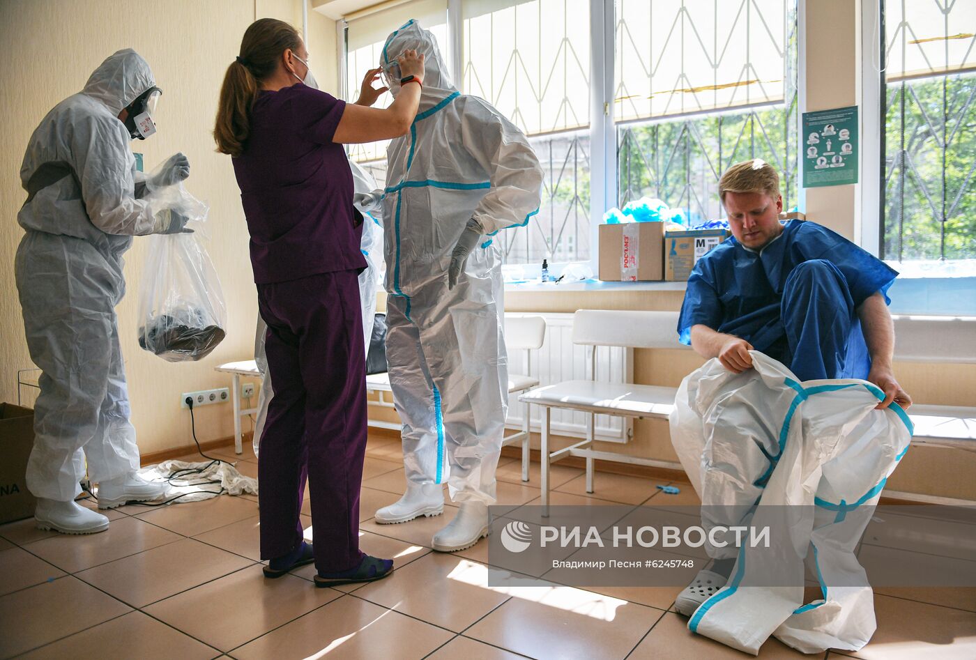 Госпиталь COVID-19 в УКБ №2 Первого МГМУ им. И. М. Сеченова