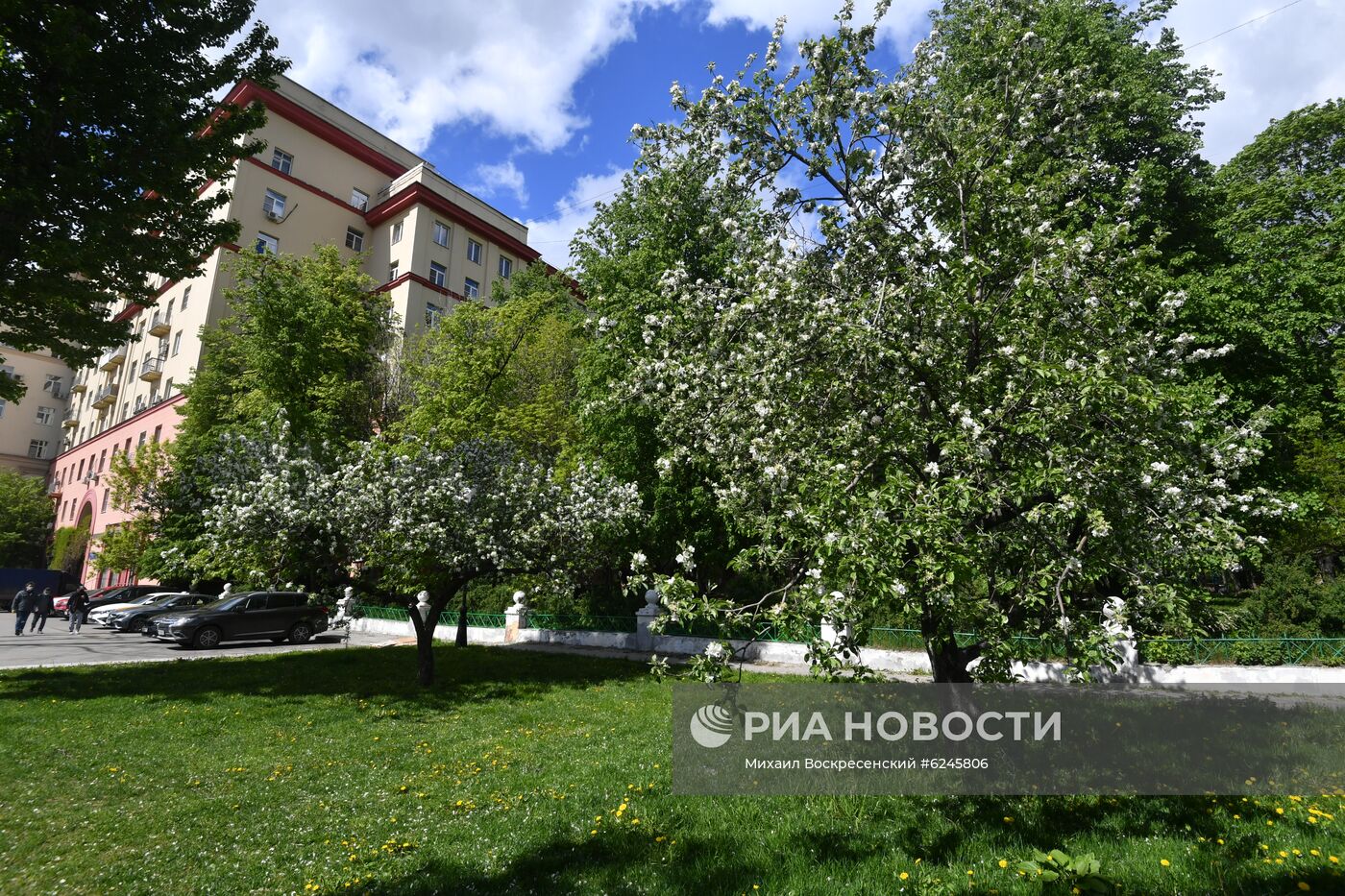 Москва во время режима самоизоляции жителей