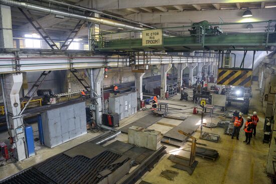 Производство компании "РусГазШельф" в Мурманске