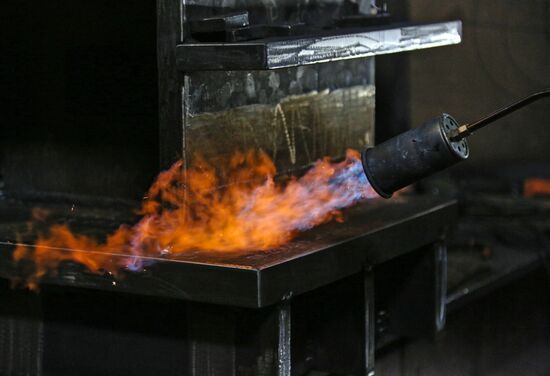 Производство компании "РусГазШельф" в Мурманске