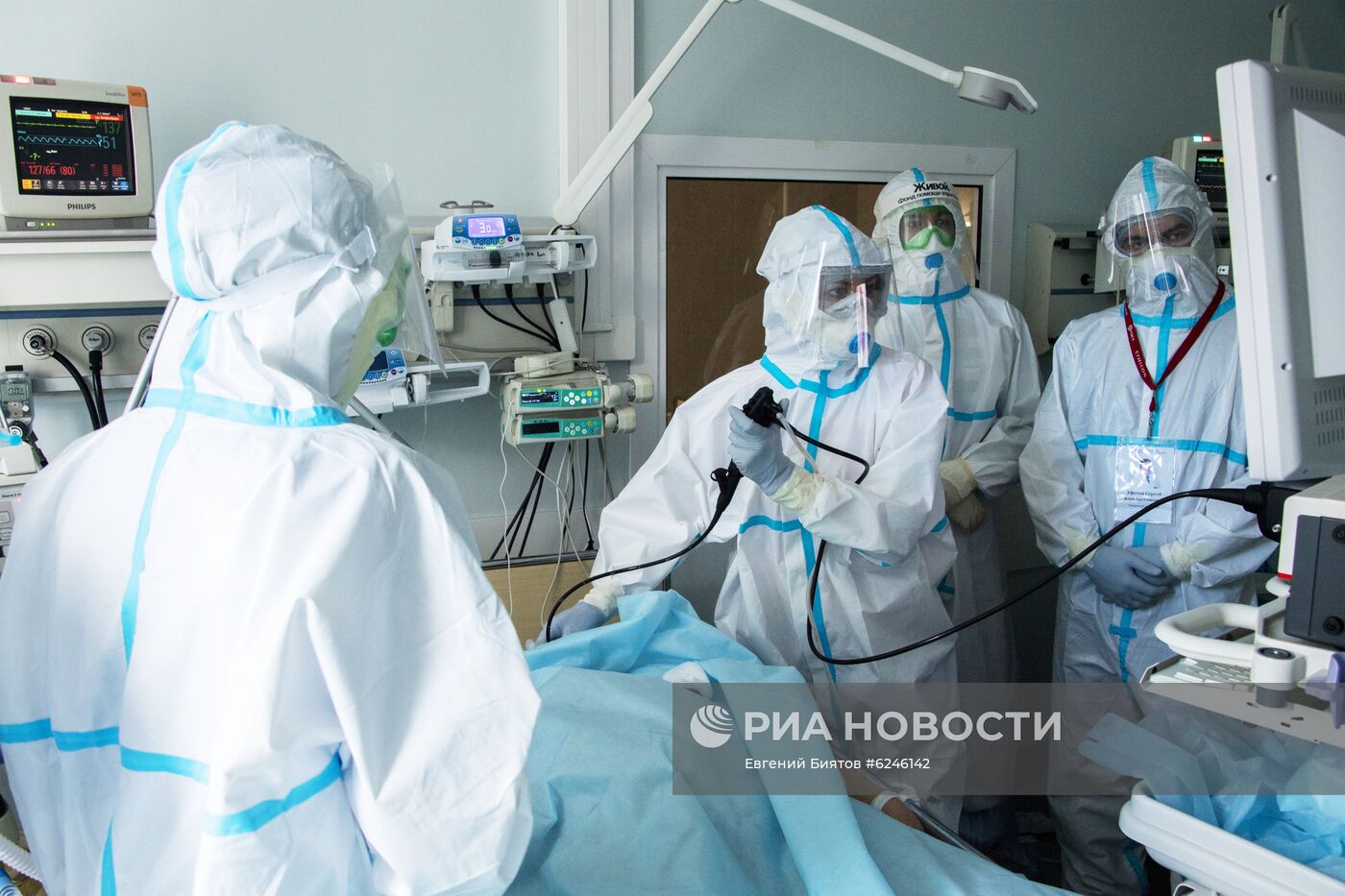 Госпиталь COVID-19 в УКБ No 2 Первого МГМУ им. И. М. Сеченова