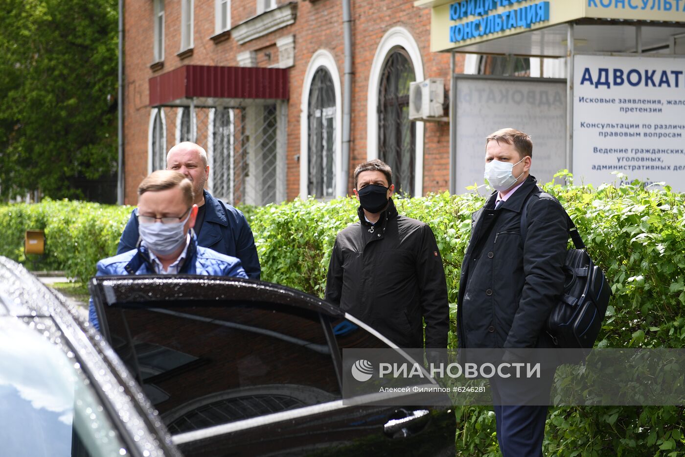 Заседание суда по делу  Д. Евдокимова, обвиняемого в крушении самолета в Шереметьево