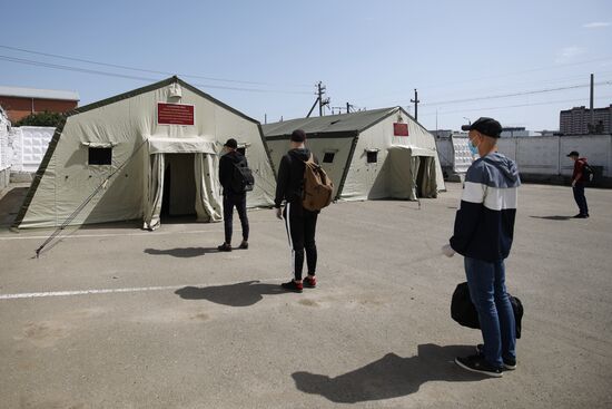 Весенний призыв на военную службу в городах России