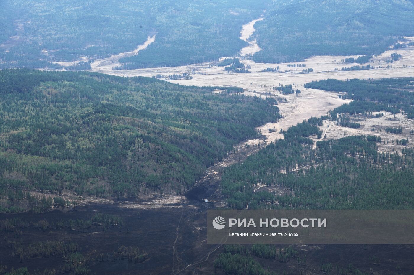 Лесные пожары в Забайкальском крае