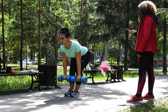 В регионах сняты ограничения на занятия спортом на улице 