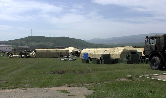 Минобороны развернуло полевой госпиталь для больных COVID-19 в Буйнакске