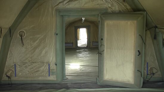 Минобороны развернуло полевой госпиталь для больных COVID-19 в Буйнакске