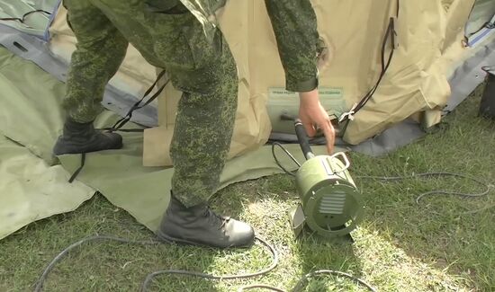 Минобороны развернуло полевой госпиталь для больных COVID-19 в Буйнакске