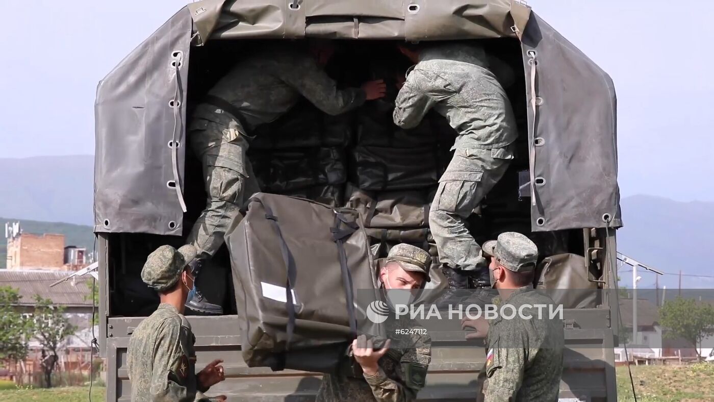 Минобороны развернуло полевой госпиталь для больных COVID-19 в Буйнакске