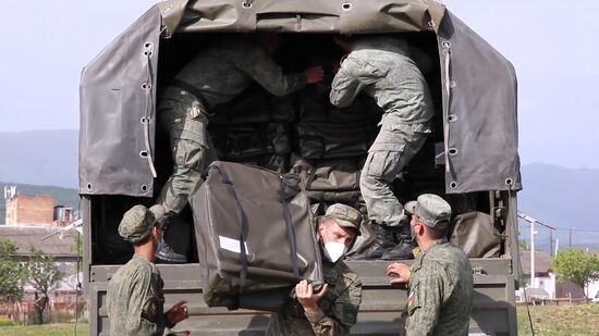 Минобороны развернуло полевой госпиталь для больных COVID-19 в Буйнакске