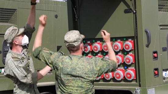 Минобороны развернуло полевой госпиталь для больных COVID-19 в Буйнакске