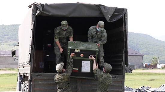 Минобороны развернуло полевой госпиталь для больных COVID-19 в Буйнакске