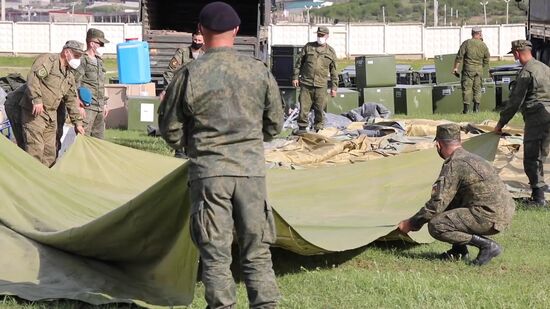 Минобороны развернуло полевой госпиталь для больных COVID-19 в Буйнакске