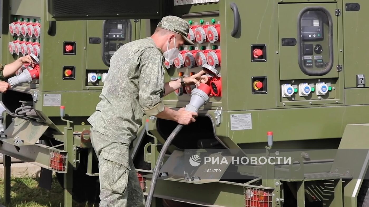 Минобороны развернуло полевой госпиталь для больных COVID-19 в Буйнакске