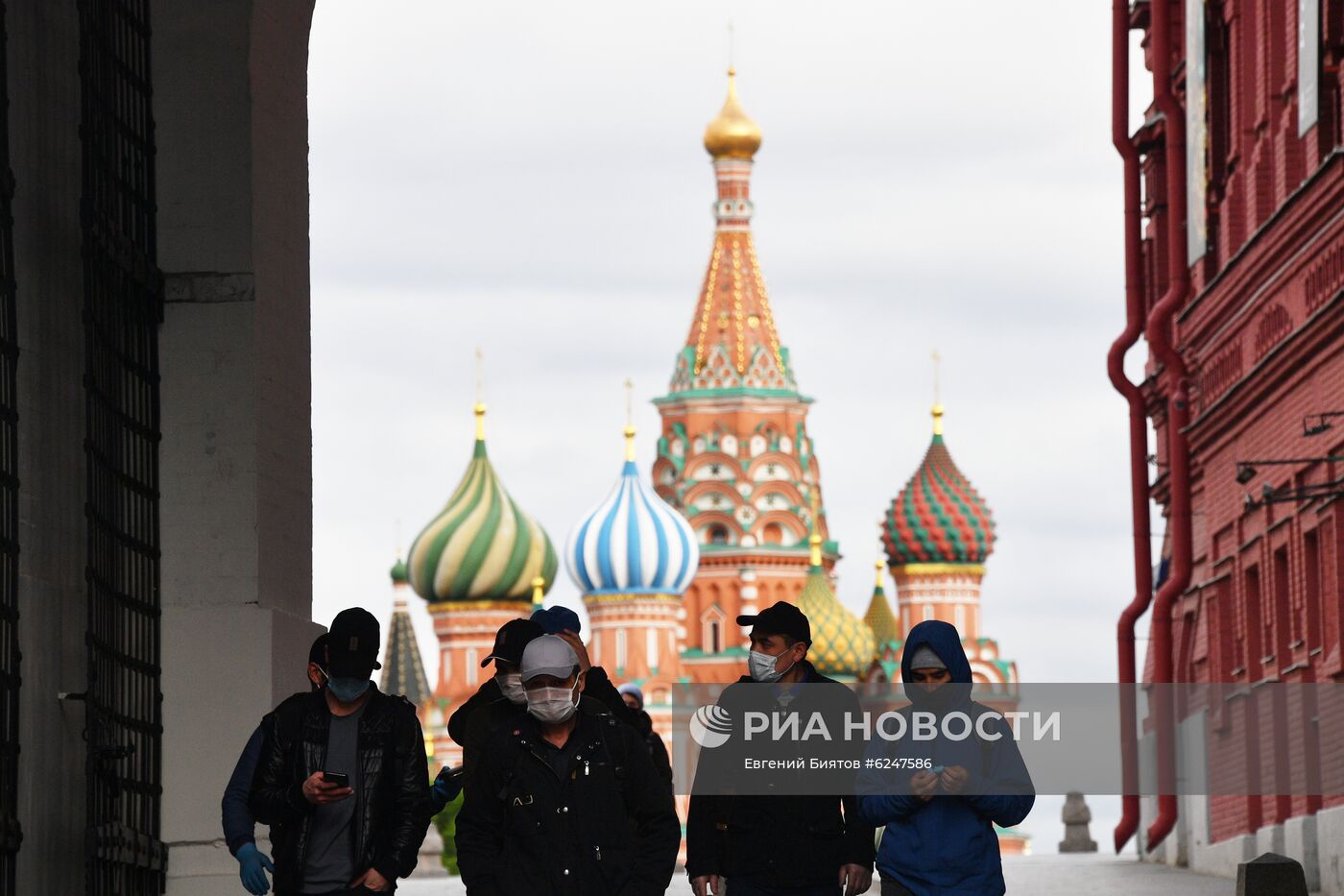 Москва во время режима самоизоляции жителей