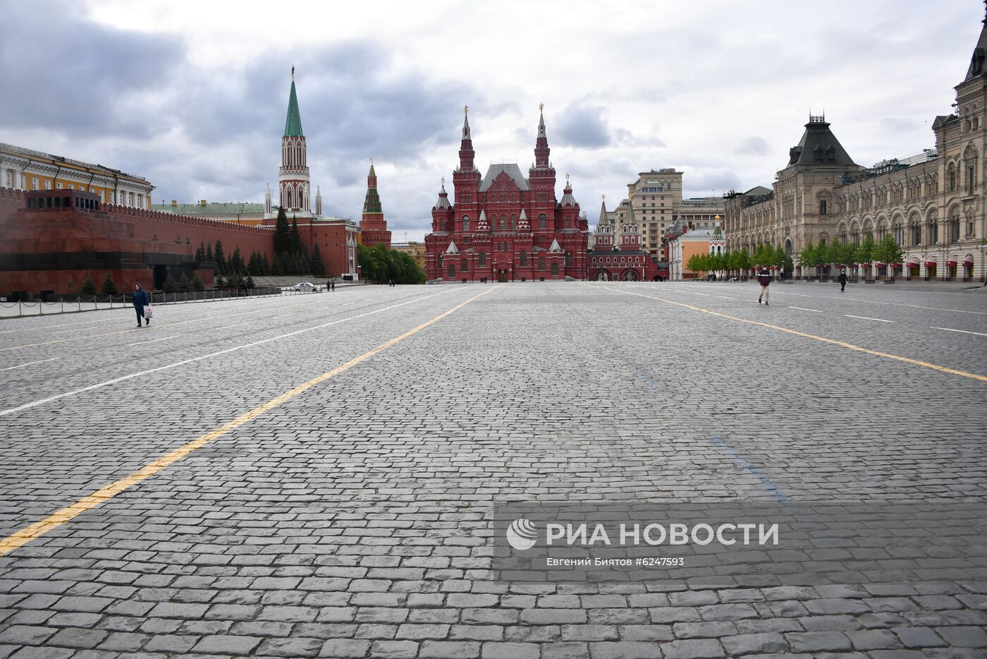 Москва во время режима самоизоляции жителей