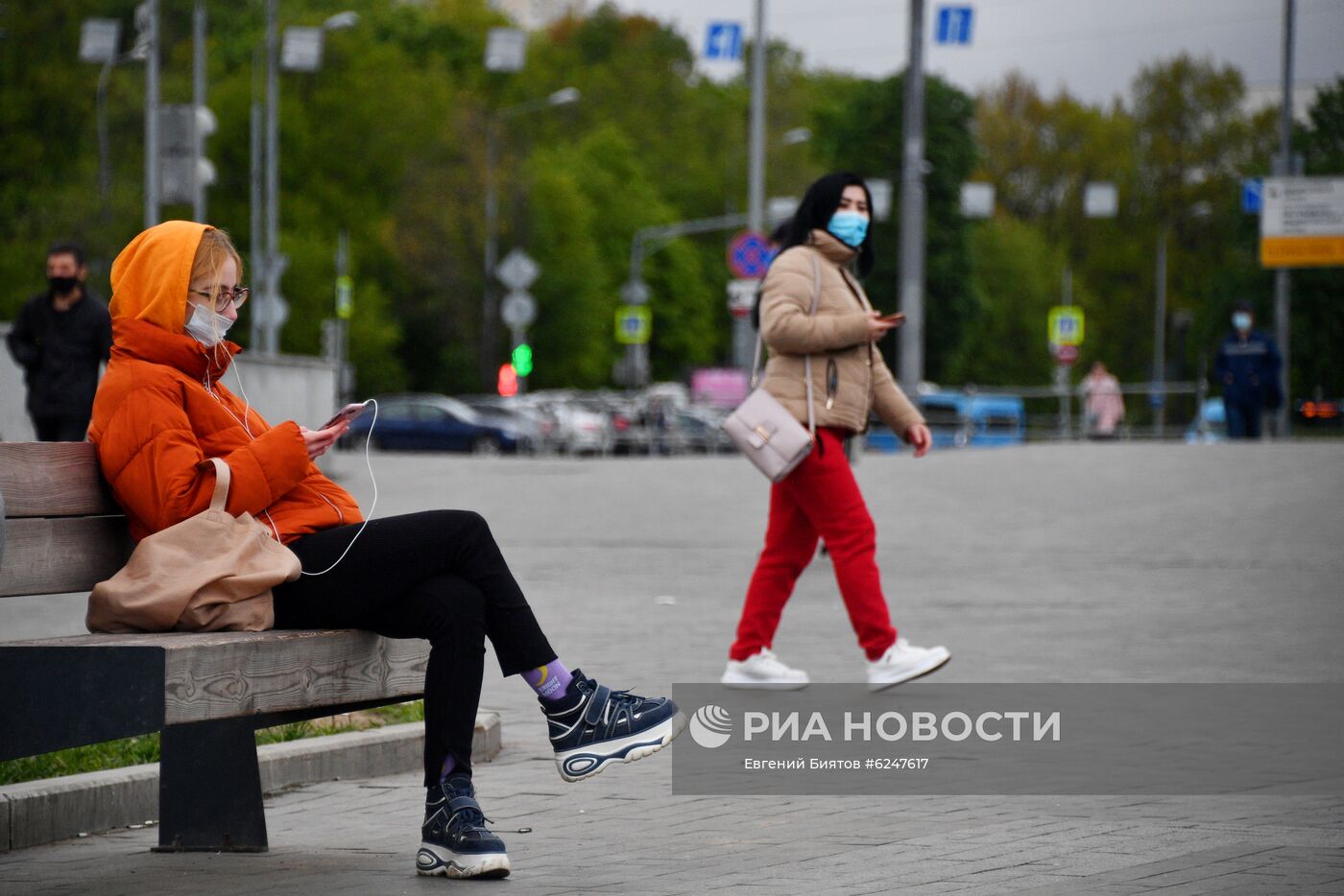 Москва во время режима самоизоляции жителей