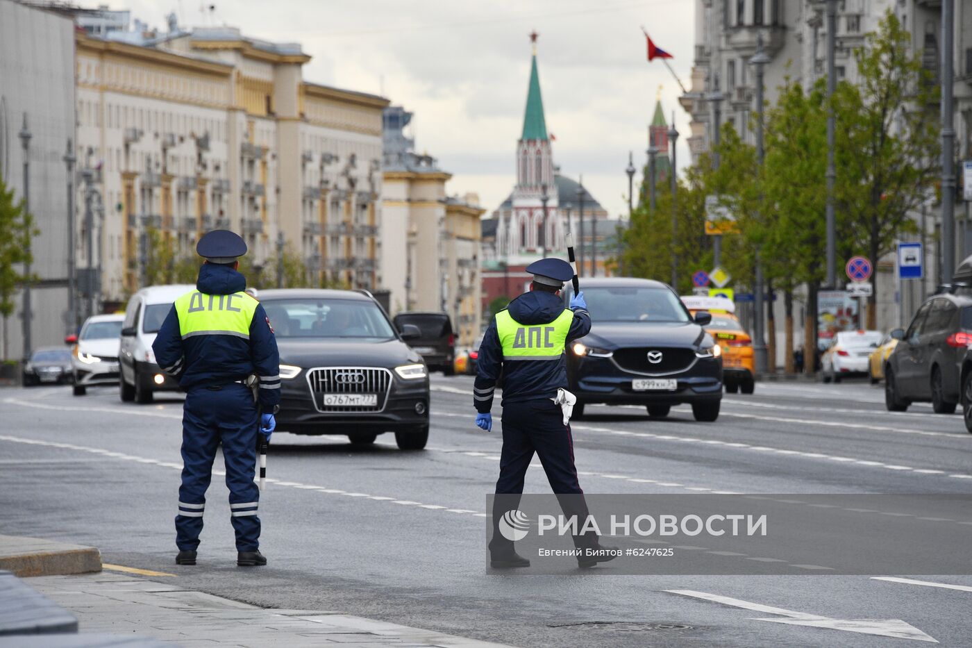 Москва во время режима самоизоляции жителей