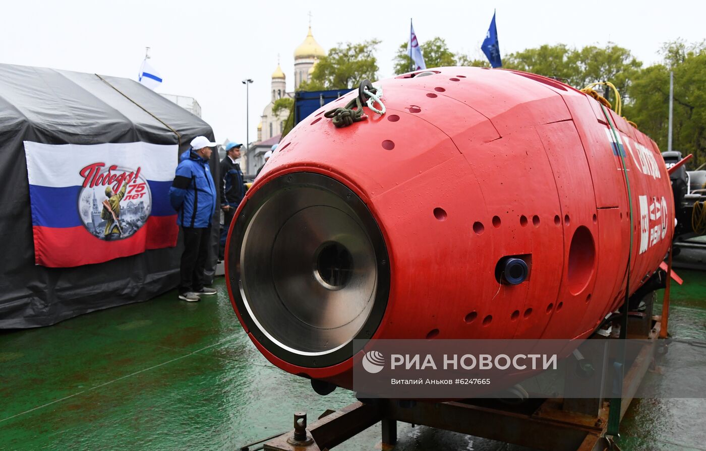 Российский подводный беспилотник "Витязь-Д" впервые достиг дна Марианской впадины