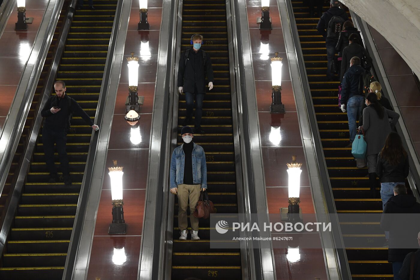 Москва во время режима самоизоляции жителей