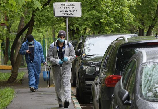 Москва во время режима самоизоляции жителей