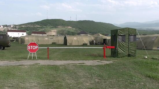 Минобороны развернуло полевой госпиталь для больных COVID-19 в Буйнакске