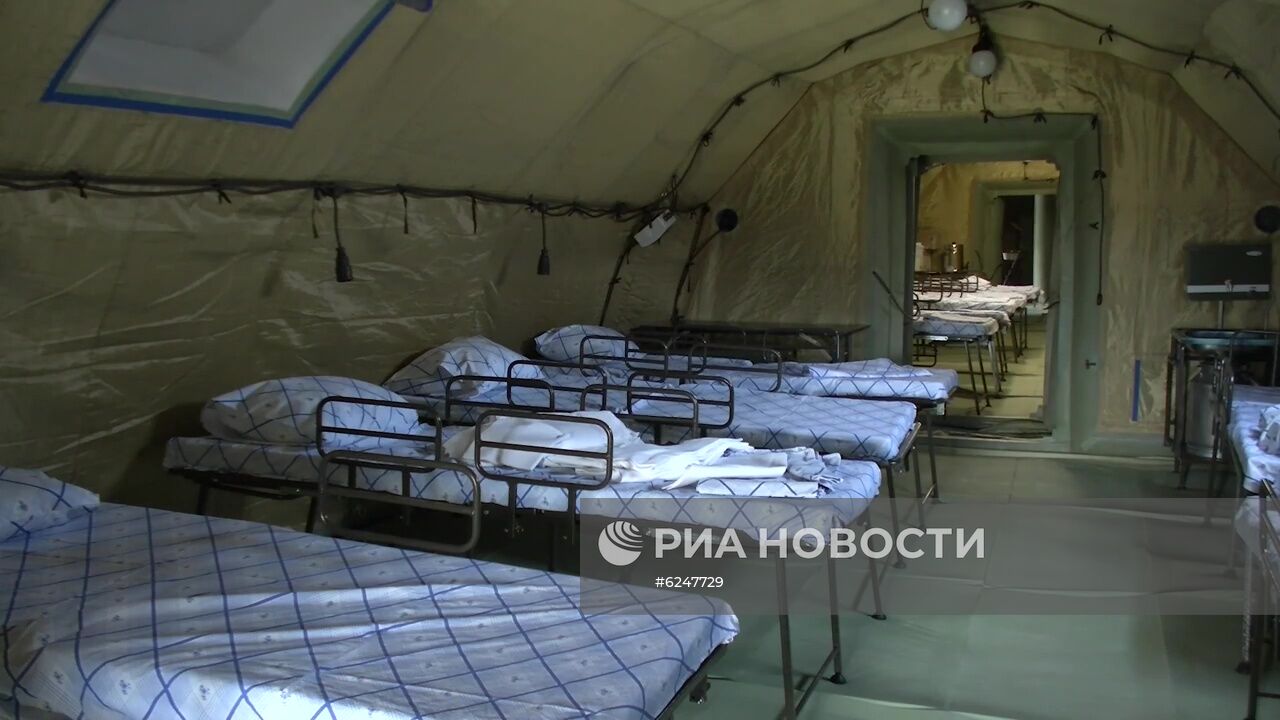 Минобороны развернуло полевой госпиталь для больных COVID-19 в Буйнакске