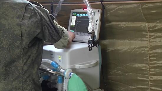 Минобороны развернуло полевой госпиталь для больных COVID-19 в Буйнакске