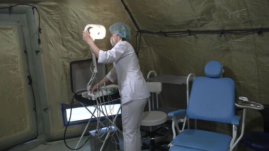 Минобороны развернуло полевой госпиталь для больных COVID-19 в Буйнакске