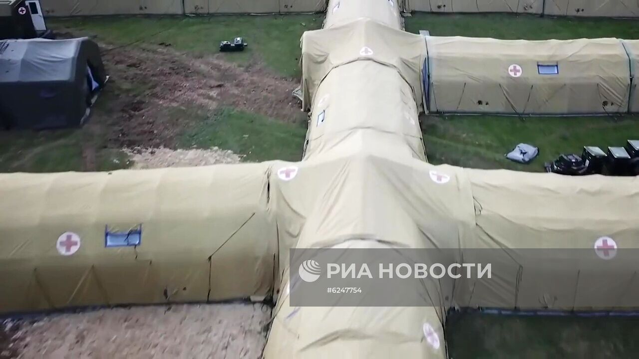 Минобороны развернуло полевой госпиталь для больных COVID-19 в Буйнакске