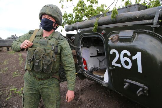 Ситуация на линии разграничения в Донецкой области