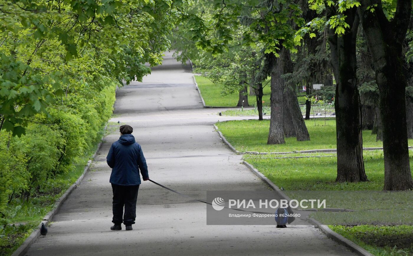Москва во время режима самоизоляции жителей