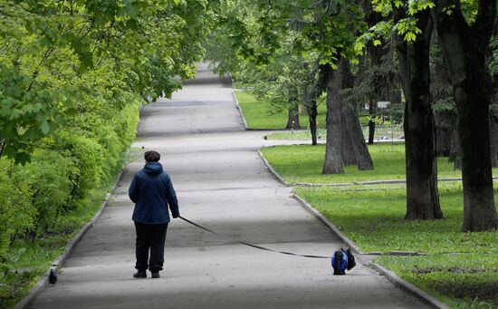 Москва во время режима самоизоляции жителей