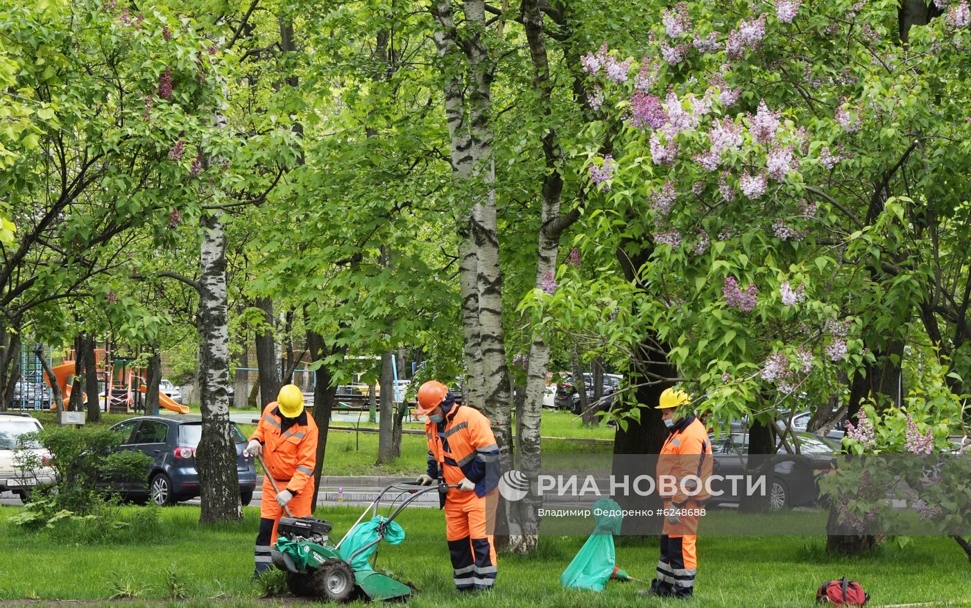 Москва во время режима самоизоляции жителей