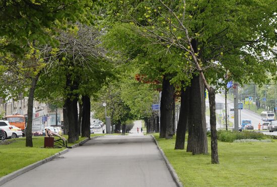 Москва во время режима самоизоляции жителей