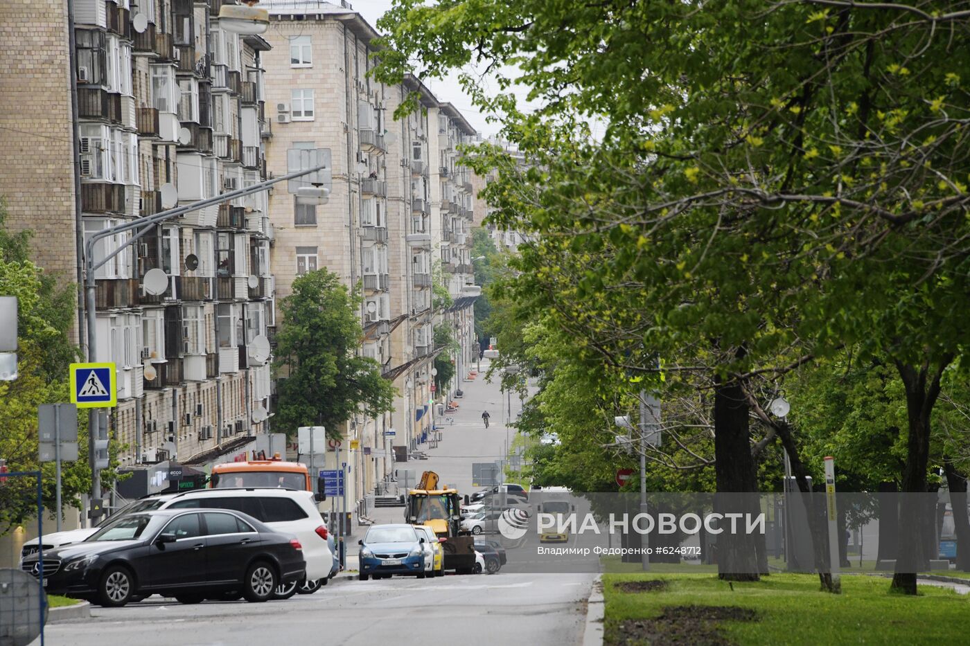 Москва во время режима самоизоляции жителей