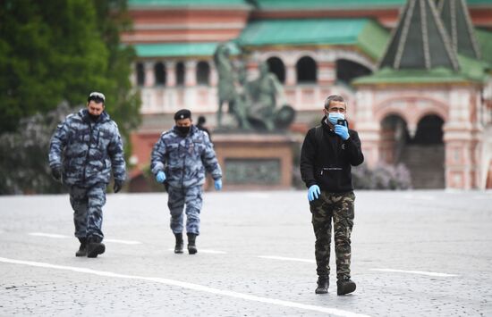 Москва во время режима самоизоляции жителей