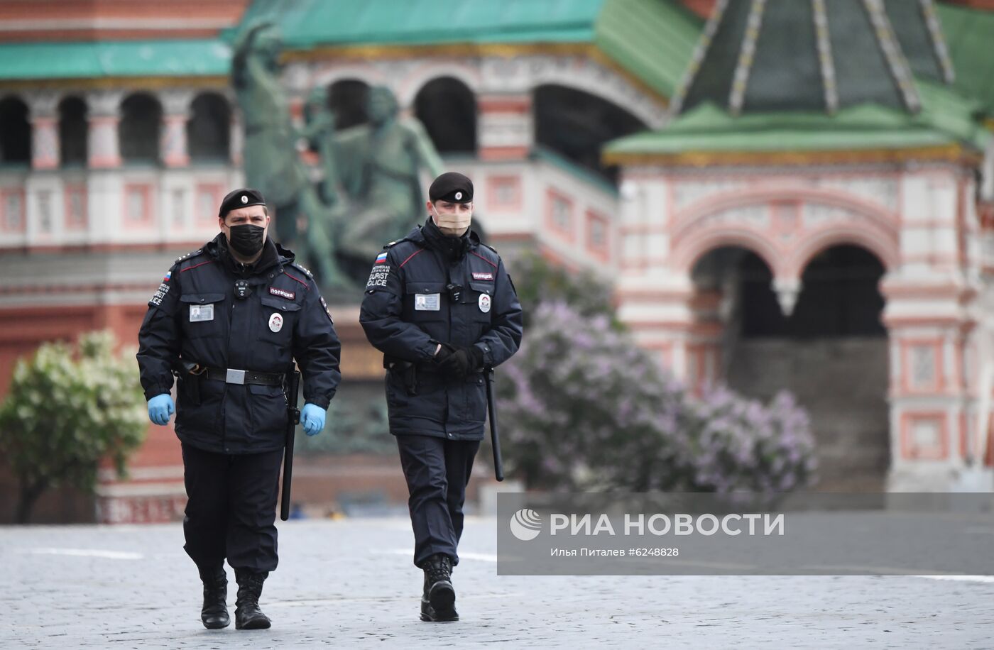 Москва во время режима самоизоляции жителей