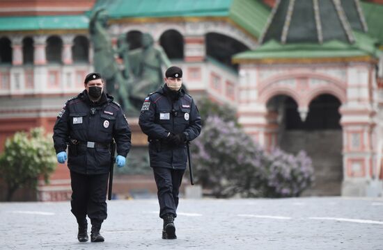 Москва во время режима самоизоляции жителей