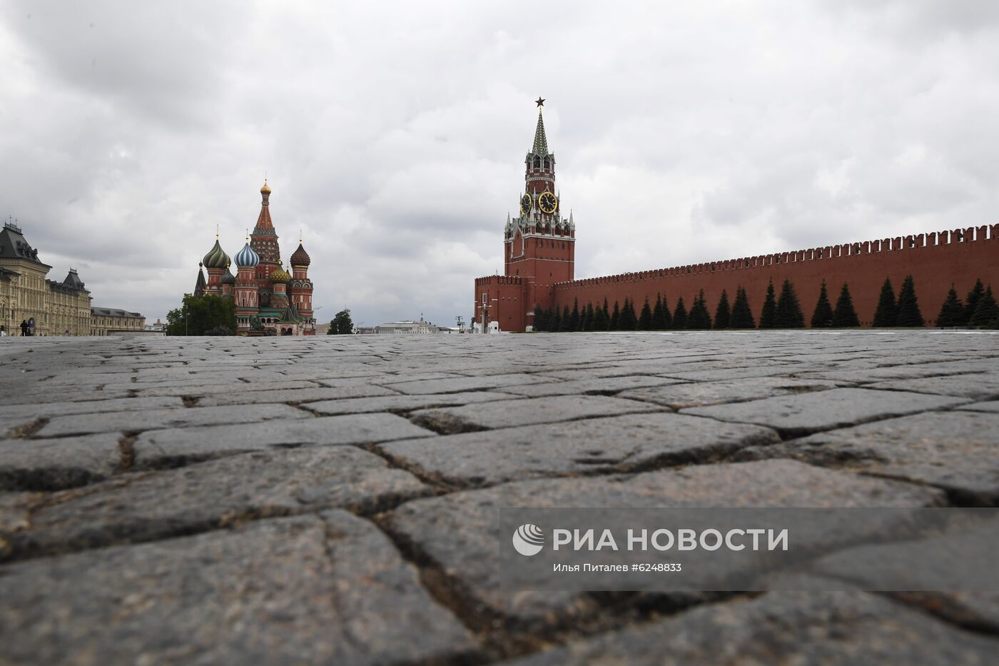 Москва во время режима самоизоляции жителей