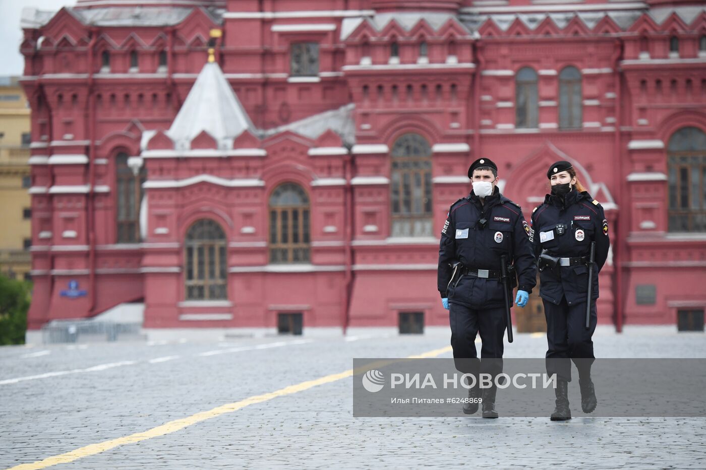 Москва во время режима самоизоляции жителей