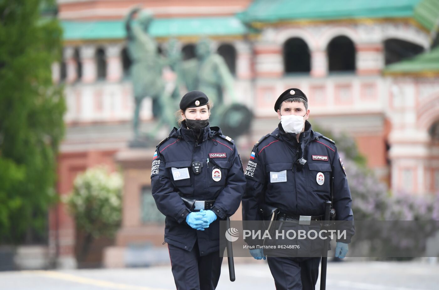 Москва во время режима самоизоляции жителей