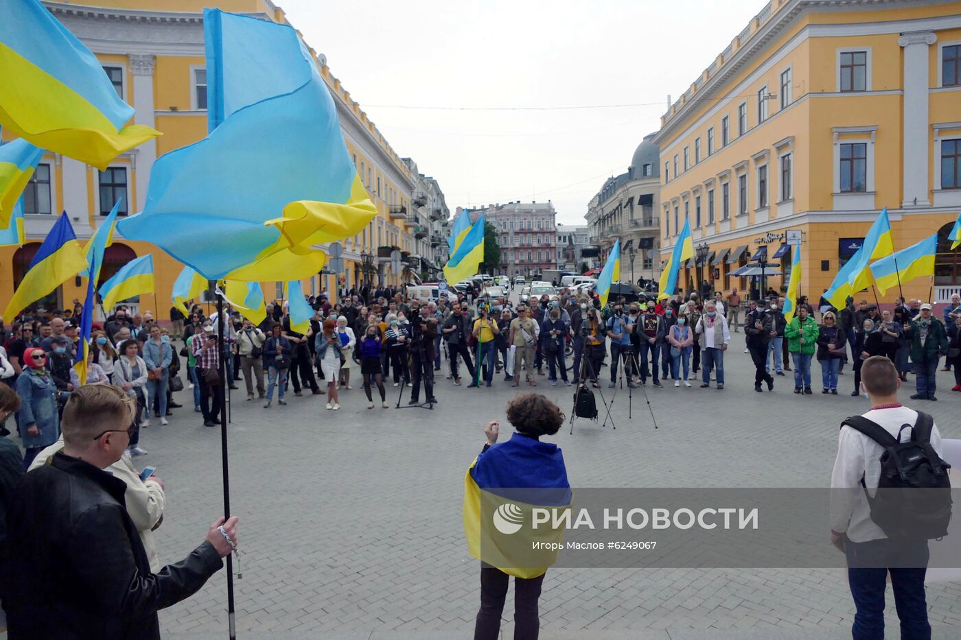 Протесты против В. Зеленского на Украине