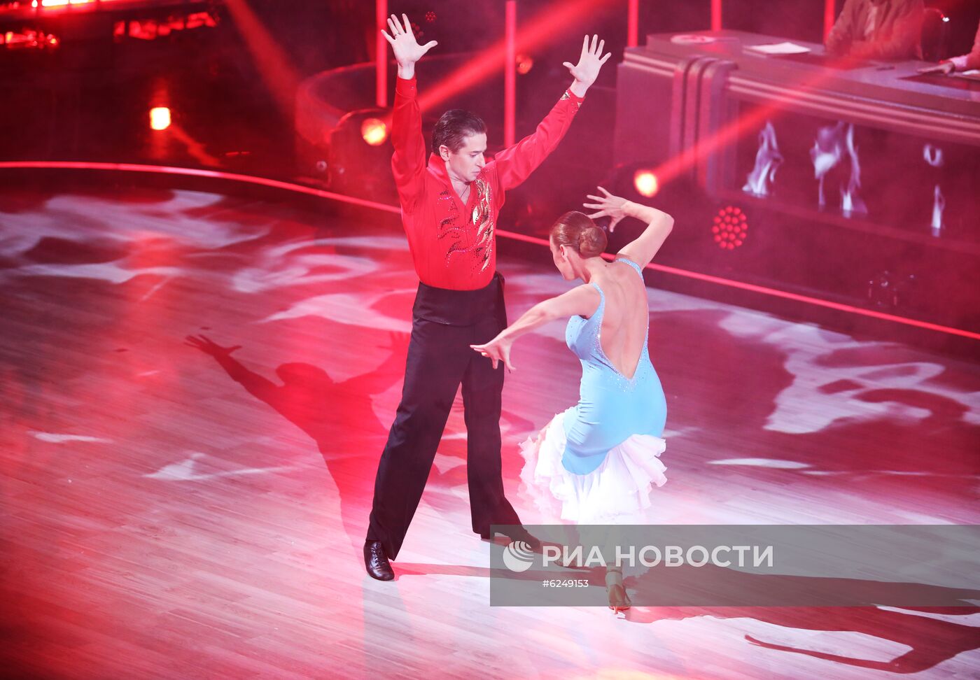 Съемки финала шоу "Танцы со звездами" на телеканале "Россия 1"