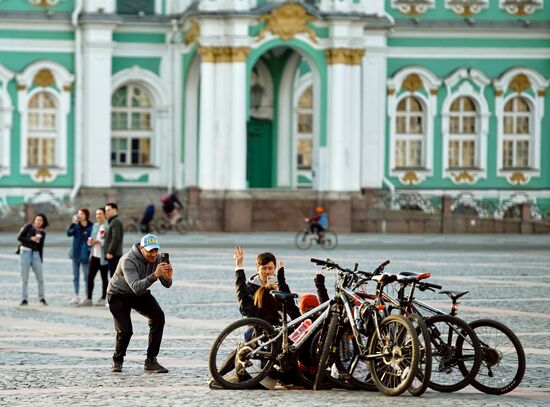 Санкт-Петербург во время режима самоизоляции жителей